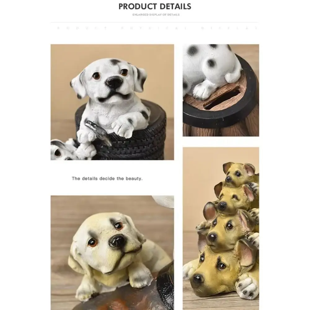 Savings Tank Dog Piggy Bank Large Capacity Openable Animal Saving Box Decorative Cartoon Zodiac Dog Ornaments Kid Toy