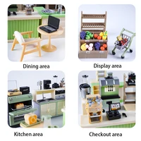 1:12 Scale Miniature Dollhouse Coffee Machine Accessories Blender Juicer Appliance Model Doll Furniture Play Mini Kitchen Toy 2