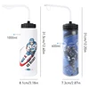 Free 1000ML Ice Hockey Water Bottle Portable Large Capacity Football Lacrosse Bottle Classic Extended Tip Design Sports Gear 3