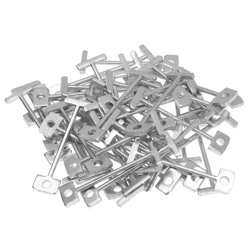 50-200pcs Floor Wall Replace Steel Needle Nails For Tile Leveling System Ceramic Leveler Tiles Laying Construction Tools