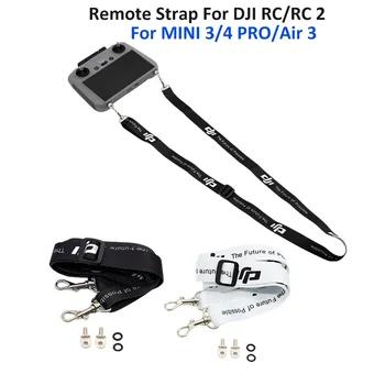 DJI 미니 3/4 프로 에어 3 용 넥 스트랩 랜야드 W 나사, 미니 3 프로 매빅 3 프로 DJI RC 2 리모컨 드론 액세서리