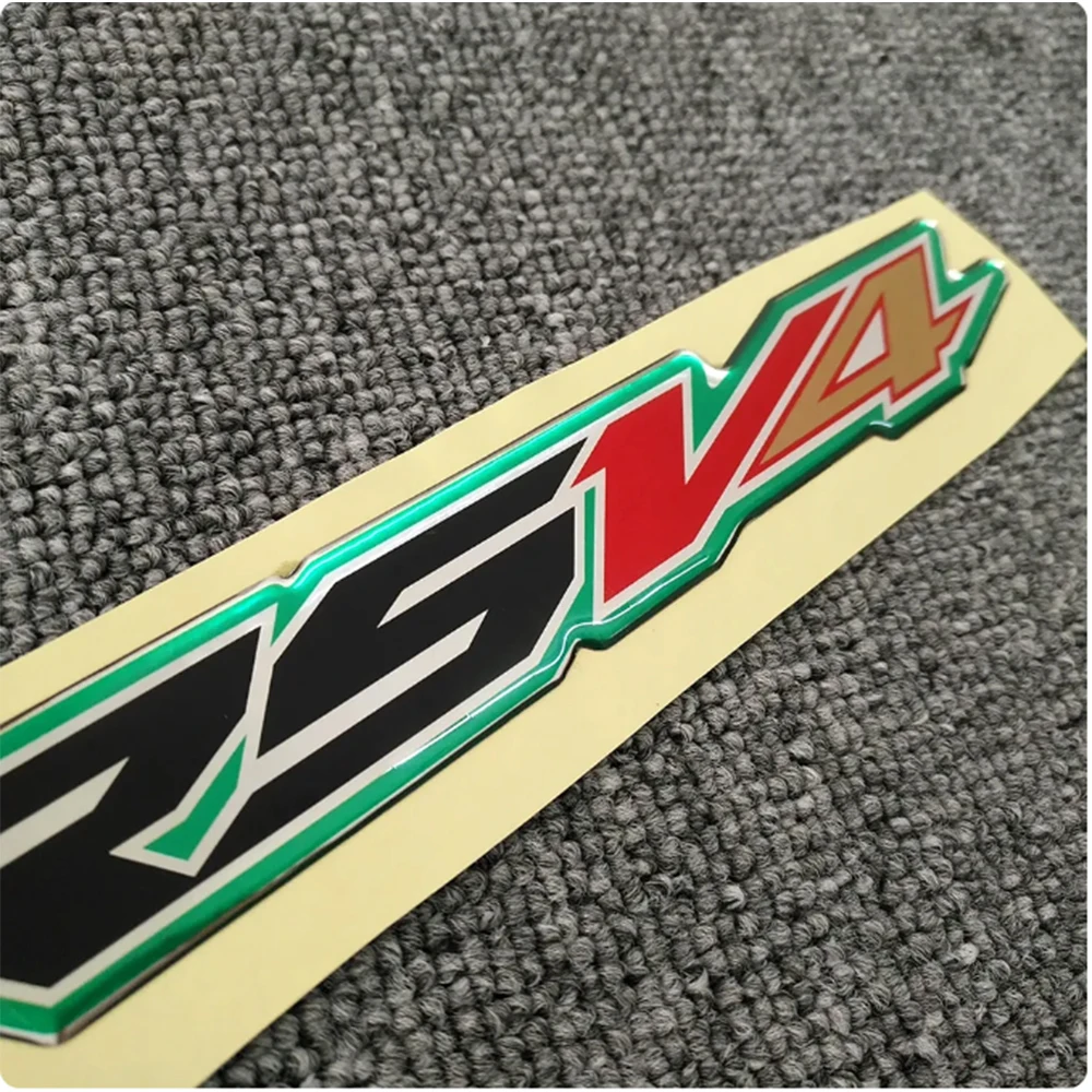 Motorcycle Stickers Tank Pad For Aprilia RSV4 V4 RR RF X 1100 Factory 3D Logo Side Panel Fuel Protector Fairing Emblem