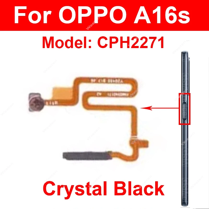 Fingerprint Sensor Flex Cable for Power Button Touch Sensing