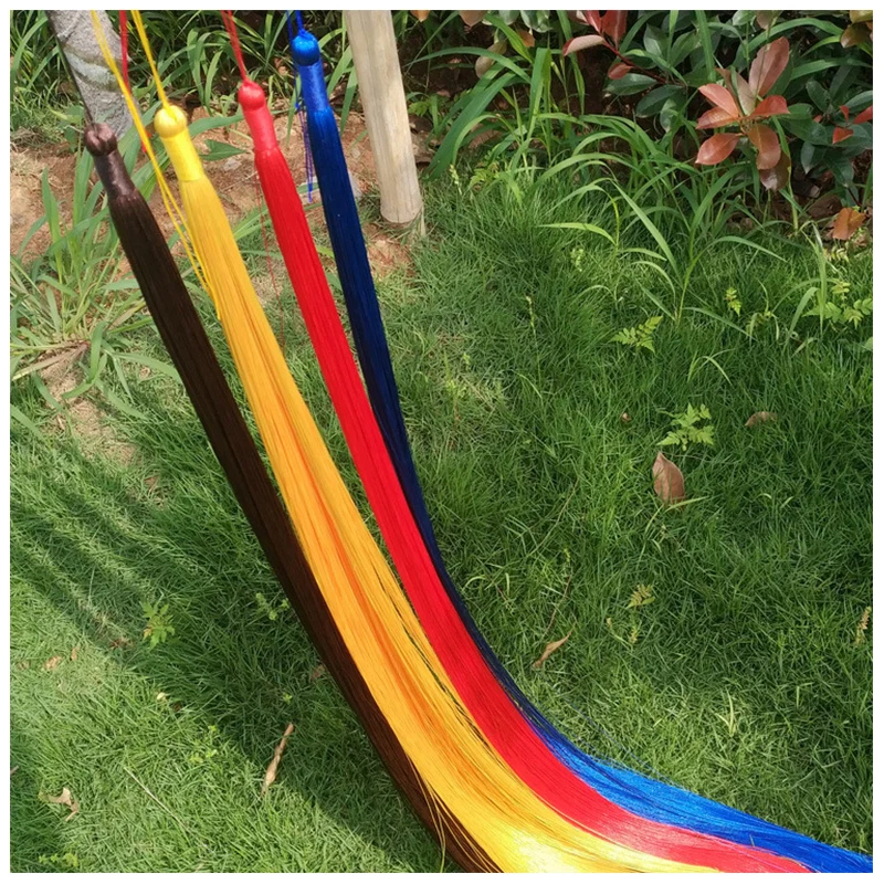 1Pcs 50CM Polyester Silk Beads Tassel Fringe Brush Tassels Trim for Crafts DIY Jewelry Finding Embellish Curtain Accessories