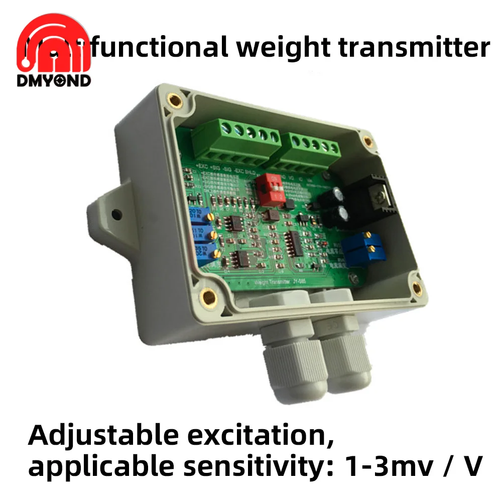 Weighing Sensor JY-S85 Amplifier 4-20ma Current Force Sensor 0v-10V Weight Transmitter 0V-5V Driving Voltage Adjustable DC18-26V