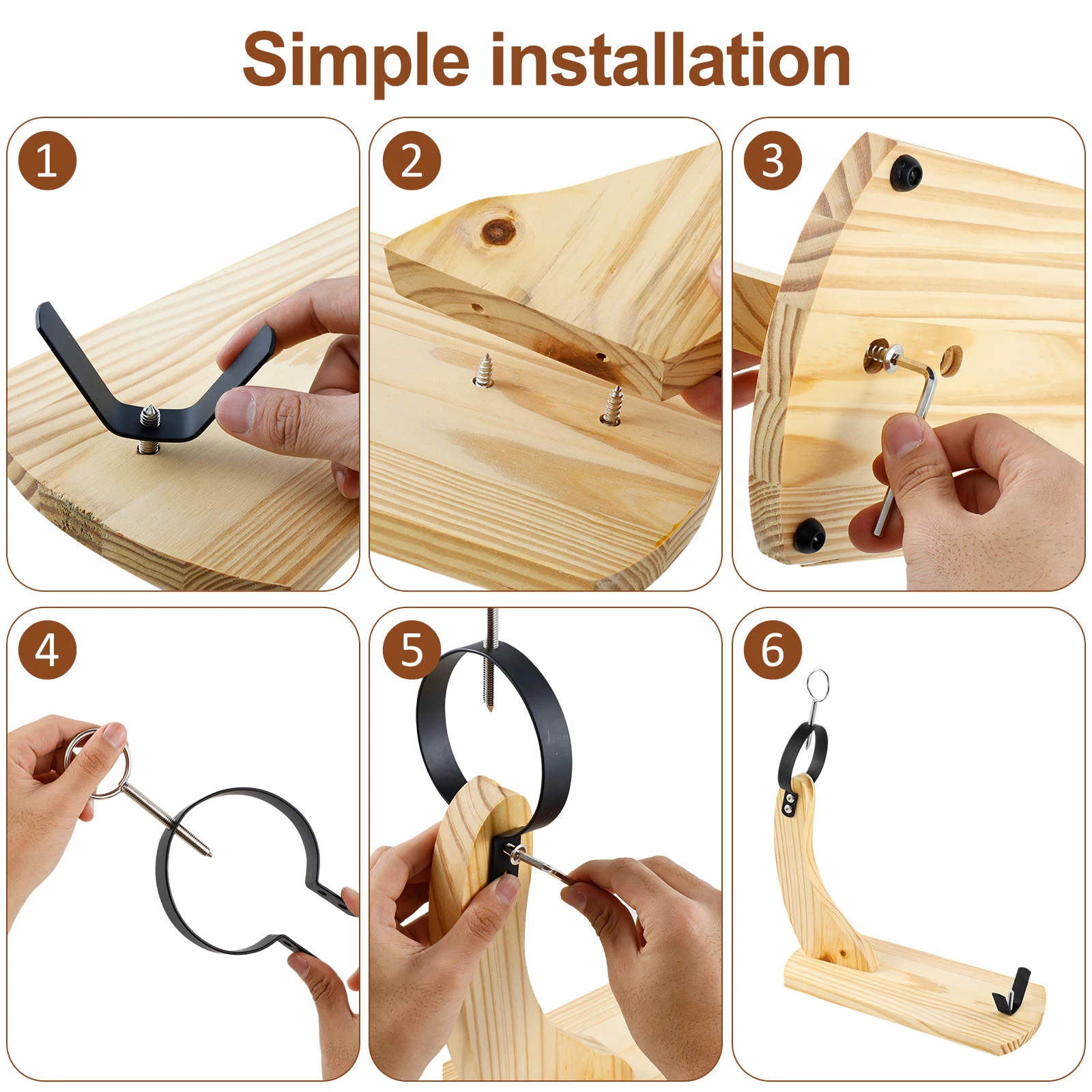 Spanish Ham Rack Wooden Ham Rack for Slicing Spanish Hams for Christmas Holiday Dinners Restaurant Chef Tool Accessory