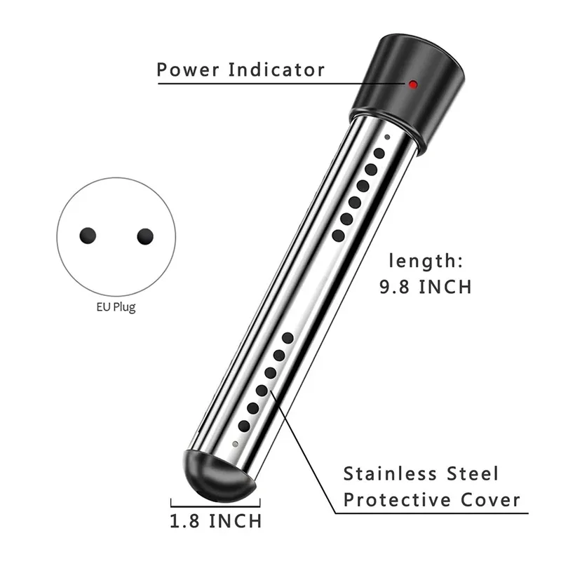 110V /220V Electric Heater Boiler Water Heating Element Portable Immersion Suspension Bathroom Swimming Pool water heater 6