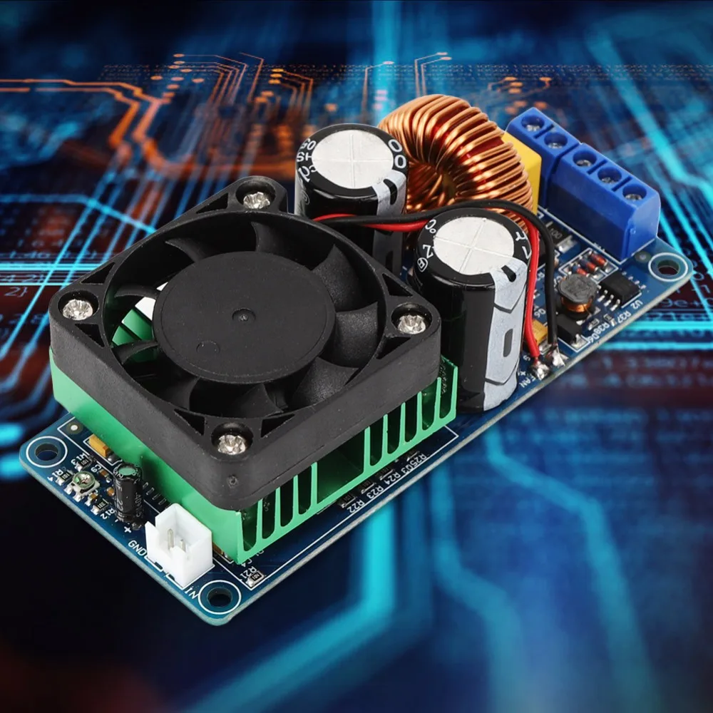 500W 디지털 파워 앰프 보드 모노 채널 디지털 파워 앰프 HIFI 클래스 D 앰프 IRS2092S AMP 보드
