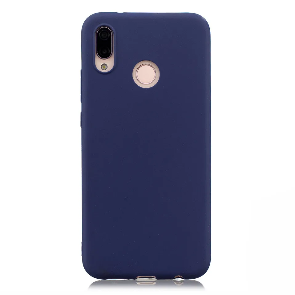 Candy Color Matte Case For Huawei P20 P30 lite Honor 8 9 10 20 lite 8X 8C 8A 8S Nova 3 3i Y5 Y6 Y7 Y9 2019 Silicone Soft Cover