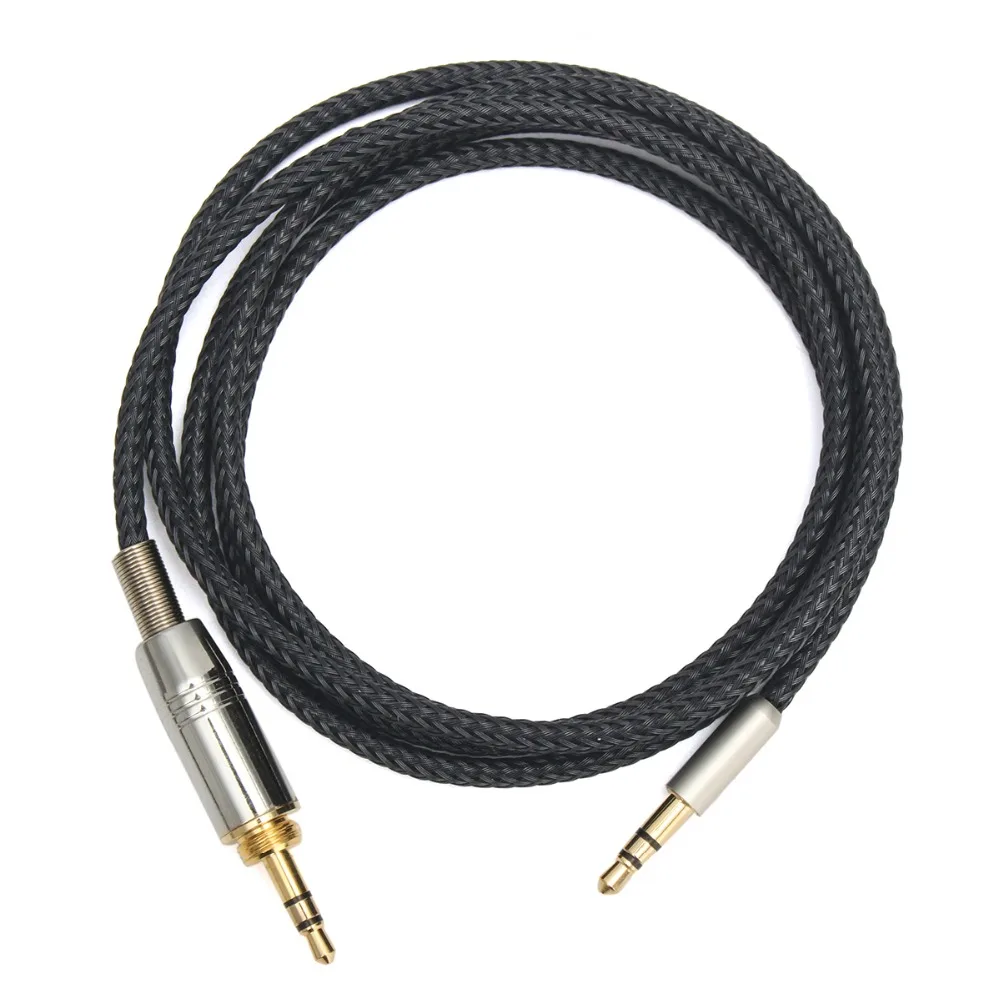 6.35mm OFC Replacement Cable Extension Cord for Audio-Technica TH-OX7AMP ATH-OX5 ATH-DWL770 ATH-DWL500 ATH-PRO5MK3 Headphones
