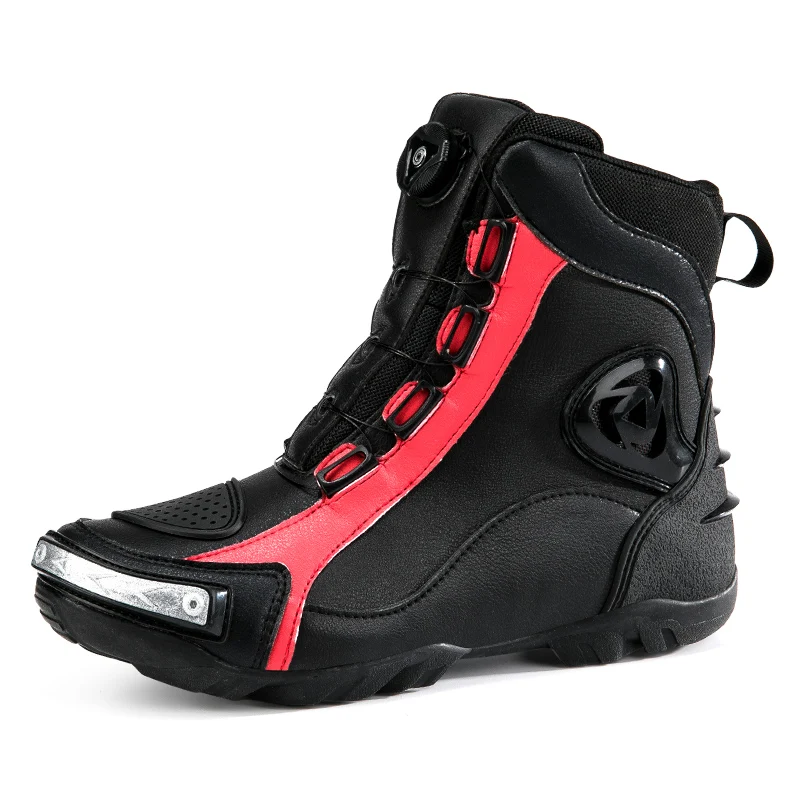 

Men Women Motorcycle Boots Professional Motorcycle Riding Shoes Cross-Country Motocross Racing Boots Anti Slip Waterproof