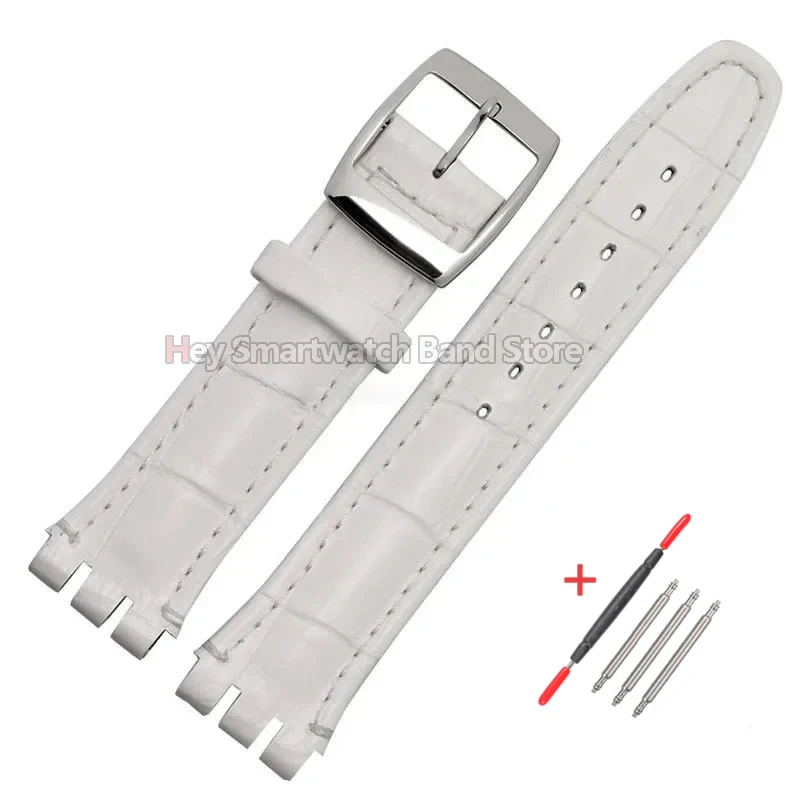 Premium Genuine Cowhide Leather Watch Band - Sweatproof Strap