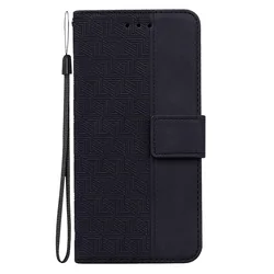 Leather Wallet Phone Case - Elegant and Durable Cover - Moto G71 5G (Black)