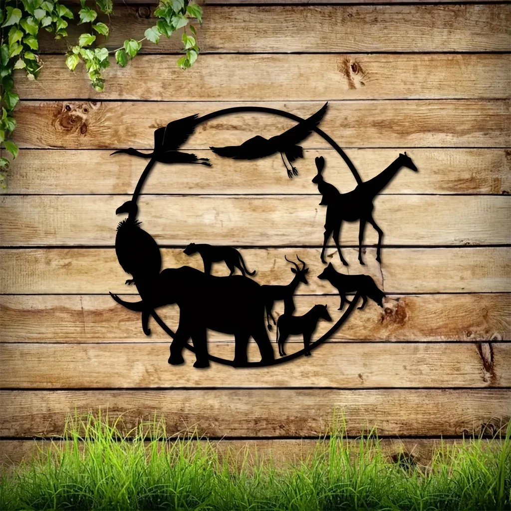 

Animals Art Wall Decor, Wildlife Metal Decor, Metal Wildlife Signs, Living Room Wall Art decor metal wall hanging