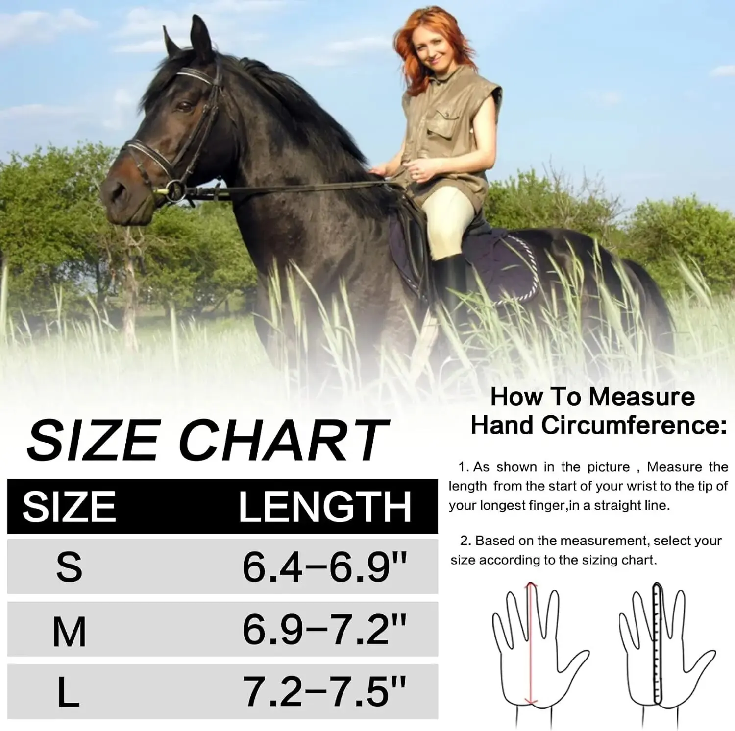 Women’s Mesh Equestrian Gloves – Lightweight, All-Weather Grip 5