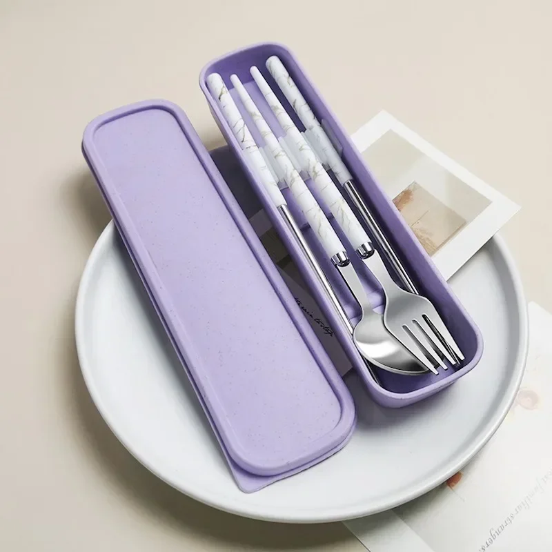 Stainless Steel Cutlery Set Portable - Stainless Steel Bento Box Cutlery Set  - Aliexpress