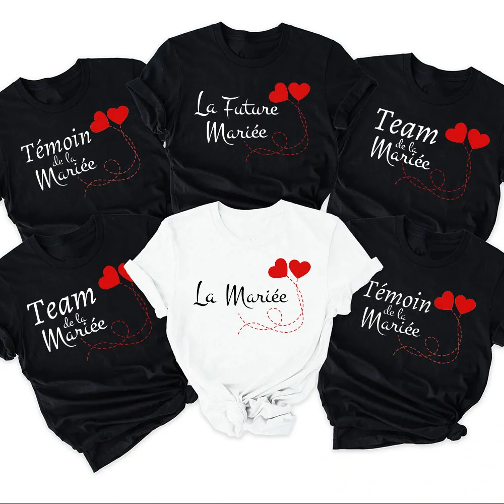 

Футболка с принтом друзей, девичника, модель EVJF, команда невесты, футболка для свадебной команды, свидетельницы невесты, топы для подружек невесты, одежда