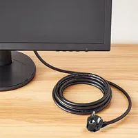 1.5M 3M 5M 10M สายไฟ AC EU 3-PRONG Plug Connector ทองแดงลวด PC แล็ปท็อปสายชาร์จสําหรับหม้อหุงข้าวคอมพิวเตอร์โฮสต์ 5