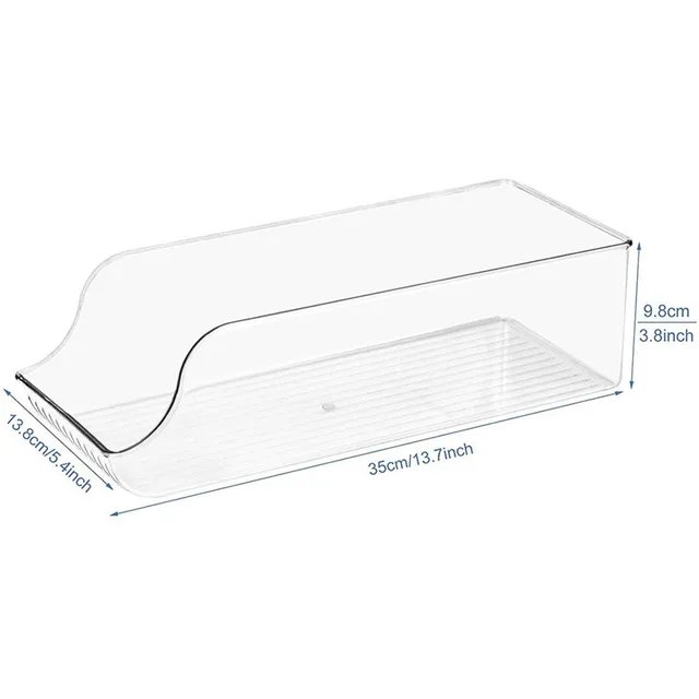 Organizzatore Lattine Regolabile BingoHive - Per Frigorifero E Dispensa | Trasparente, Espandibile - Foto 6