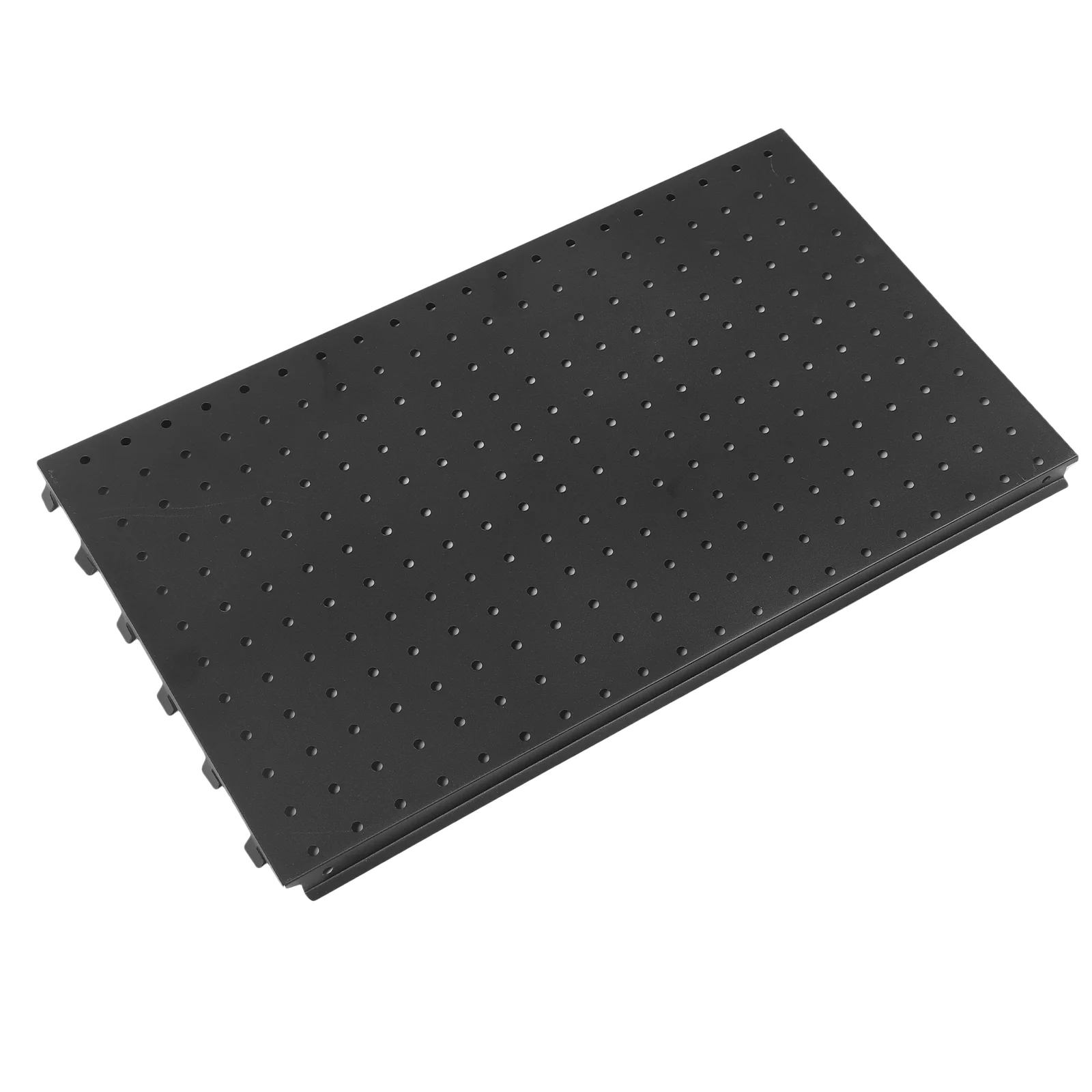 Black Metal Pegboard Panel Tool Organizer Wall Mount Garage Storage Workshop Display Parts Accessories Large Hole Board Organizers