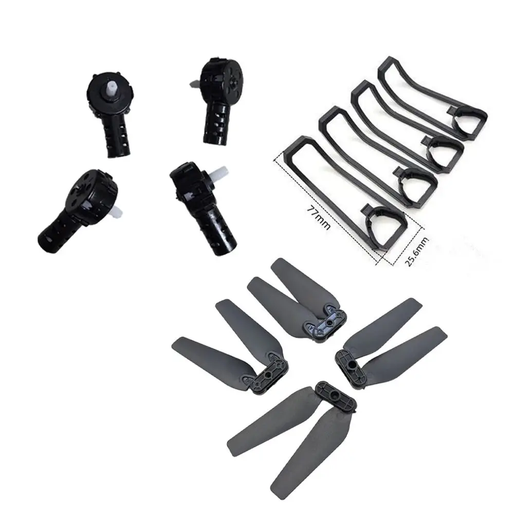 4pcs RC Drone Propeller Blade Plastic Easy Install Motor Universal RC Quadcopter Parts Crash Guard Cover For E88 E88Pro Drone Propeller Drone Accessories Drone Motor Cover Drone Repair Parts