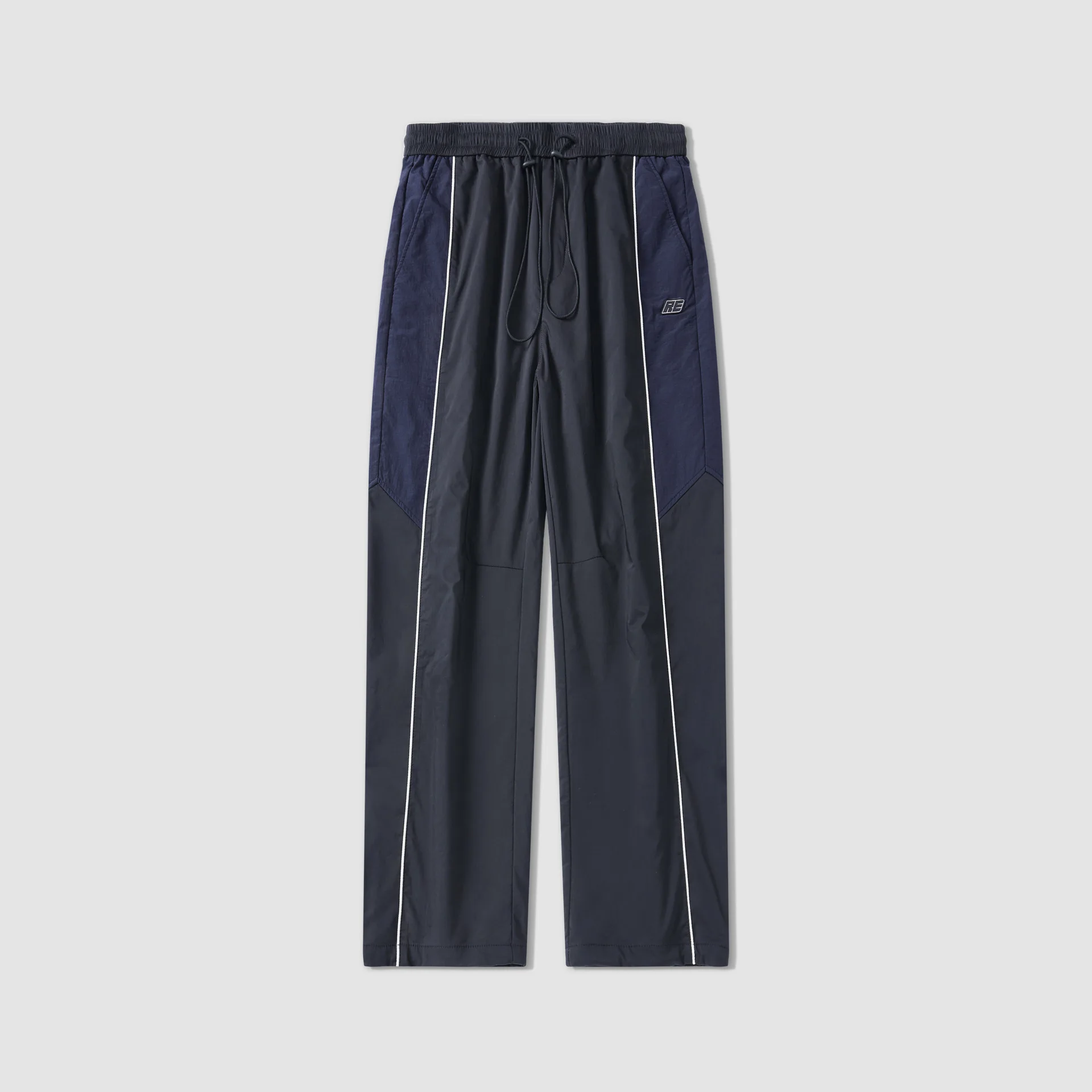 New Striped Splicing Casual Pants for Men High Street Fashion Loose Versatile WideLegged Sweatp