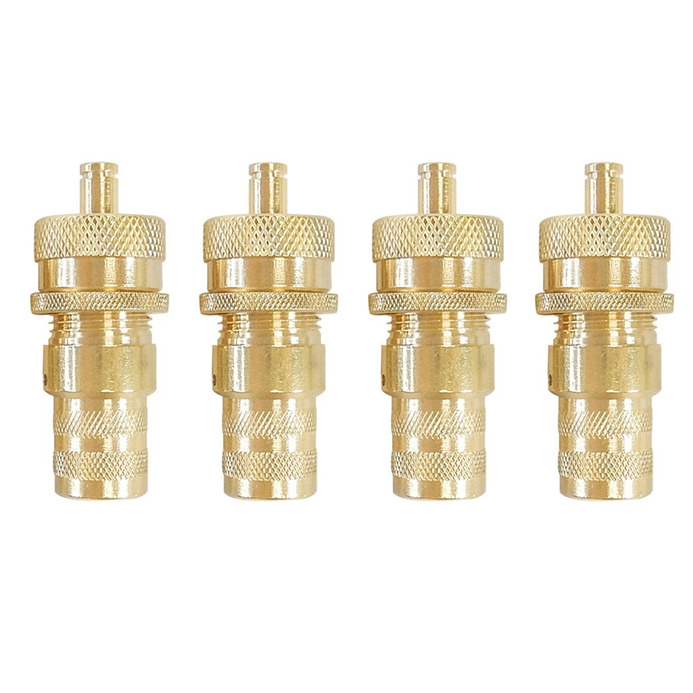 

4Pcs Universal Tire Deflators Automatic 0-60PSI Brass Tyre Deflator Tire Pressure Relief Valve For Car Truck Motorcycle