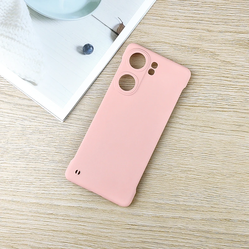 Frameless Slim Matte Shockproof Back Cover