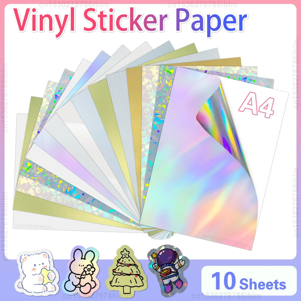 10 Per Sheet, 200 Sheets, A4 White Sticker Labels, Laser - Foto 9