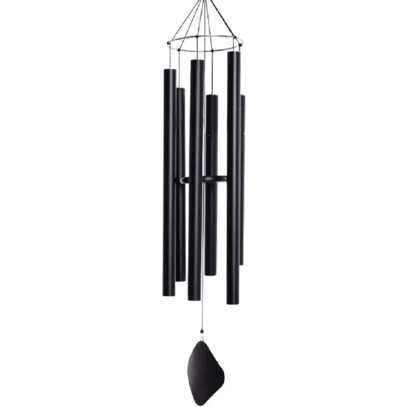 

Music of the Spheres – Pentatonic Alto, Medium Handcrafted Wind Chime, Weather-resistant Unique Outdoor Wind Chimes, 50"