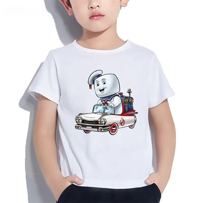 T-Shirt-Anak-Gambar-Kartun-Ghostbuster-Old-School-Baju-Lucu-Anak-Laki