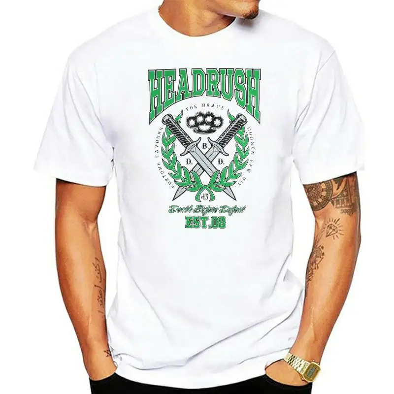 T-Shirt Defender Da Uomo Headrush-Maglietta Stile Senza Bianco