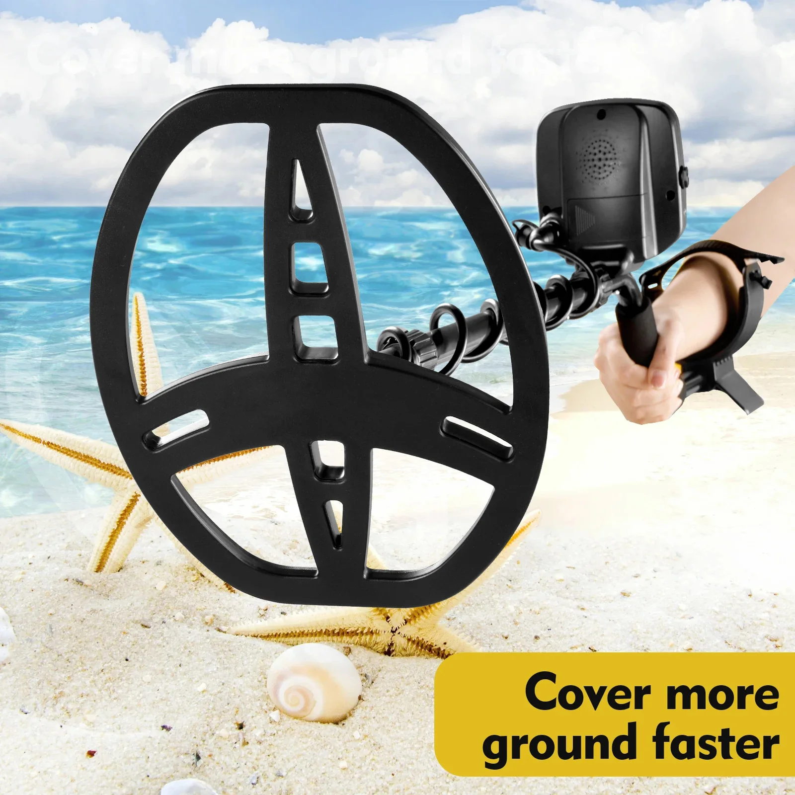 TX-850 Metal Detector Underground Professional Depth 2.5m Search Finder Gold Detector Scanner Treasure Hunter Pinpointer 11inch metal detector
