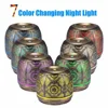 500ml Aroma Diffuser Bronze Metal Aromatherapy Diffuser for Essential Oil 7 Color Fragrance Lamp Humidifier for Baby Office Home 3