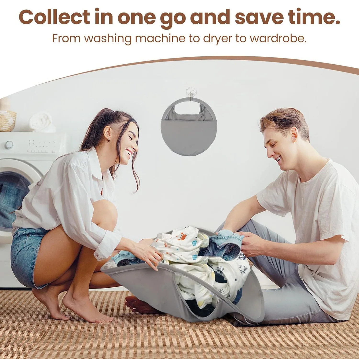 2025 new Portable Foldable Dirty Clothes Basket Storage Basket Laundry Hamper Basket Pop up Laundry Storage Basket 3