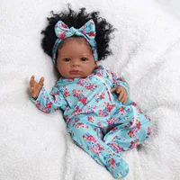 Risbecko 20 Inch Reborn Baby Doll Cute Doll Soft Touch 3D Paint and Visible Veins - Collectible Art Doll Gift Birthday Gift 6