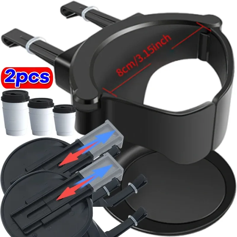 Universal Car Air Vent Mount Drink Cup Bottle Holder Auto Drink Rack Stand for Water Bottles & Ashtray Car Interior Organizer