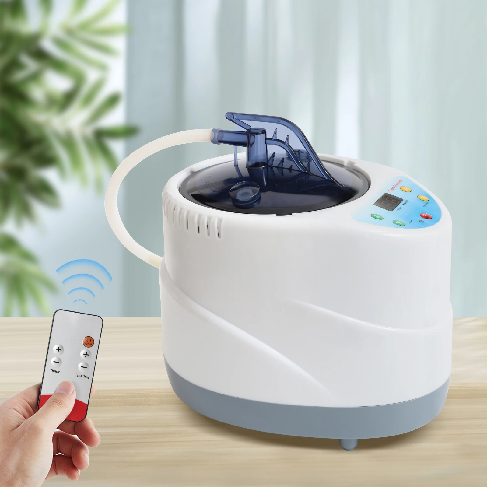 Portable Sauna Steamer 4L SPA Machine Sauna Steam Engine with Remote Control for Household SPA Salon 4