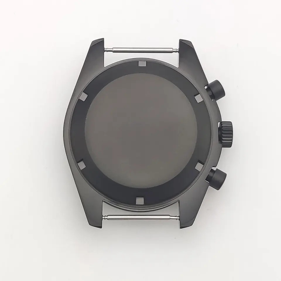 Boîtier De Montre 40mm Acier Inoxydable Verre Saphir - Compatible Mouvement VK63