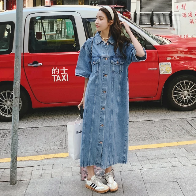 SALE ✧新品✧ Switching wash denim dress