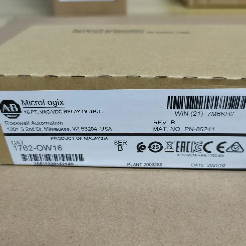 

New Factory Sealed Allen Bradley 1762-OW16 / B MicroLogix PLC Output Module