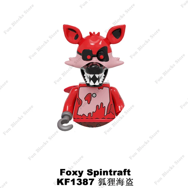 FNAF-Jogo Figura Mini Bricks, Chica Bonnie, Foxy, Freddy Bear, Menino  Pesadelo, Esqueleto, Suspense, Bebê, Brinquedos