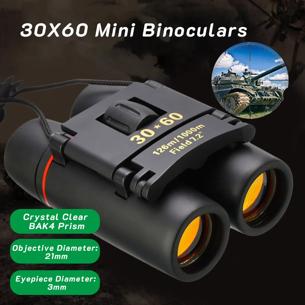 

Professional Binoculars 8x21 8X Zoom Portable Telescope Low Light Vision Binoculars for Outdoor Hiking Bird Watching Traveling