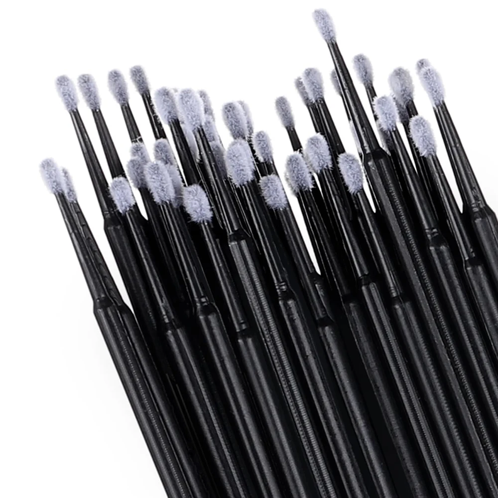 Crystal Brush Eyelash Micro Brush Eyelash Cleaning Brush 500/1000PCS Highly Colorful Beauty Makeup Clean Remover Tool Wholesaler