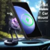 UYUXIO Magnetic Phone Case with Kickstand for Samsung Galaxy S25 Ultra S24 S23 FE S22 Plus Matte Mobile Cases Slim Stand Cover 5
