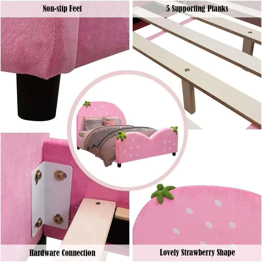 Strawberry Kids Twin Bed 4
