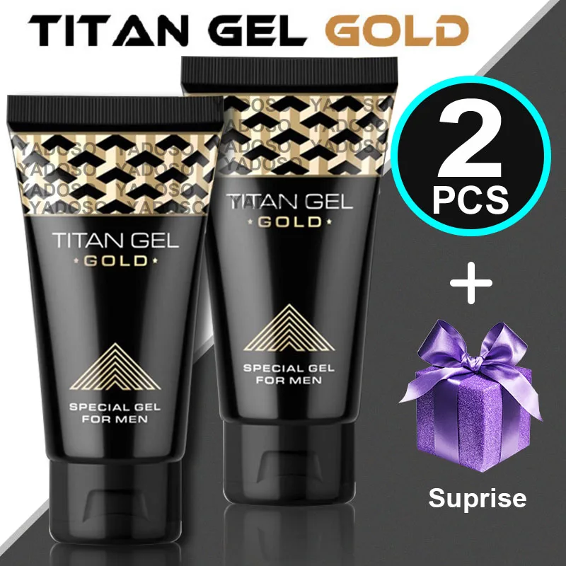 2pcs Titan Gel Gold Essential Oil Titan Gel Original Penis Cream Enlargement Cream Enlarge Penis XXL Cream for Male Penis penis enlargement cream male penis helps male growth oil cream male effective lubricant massage essential oil