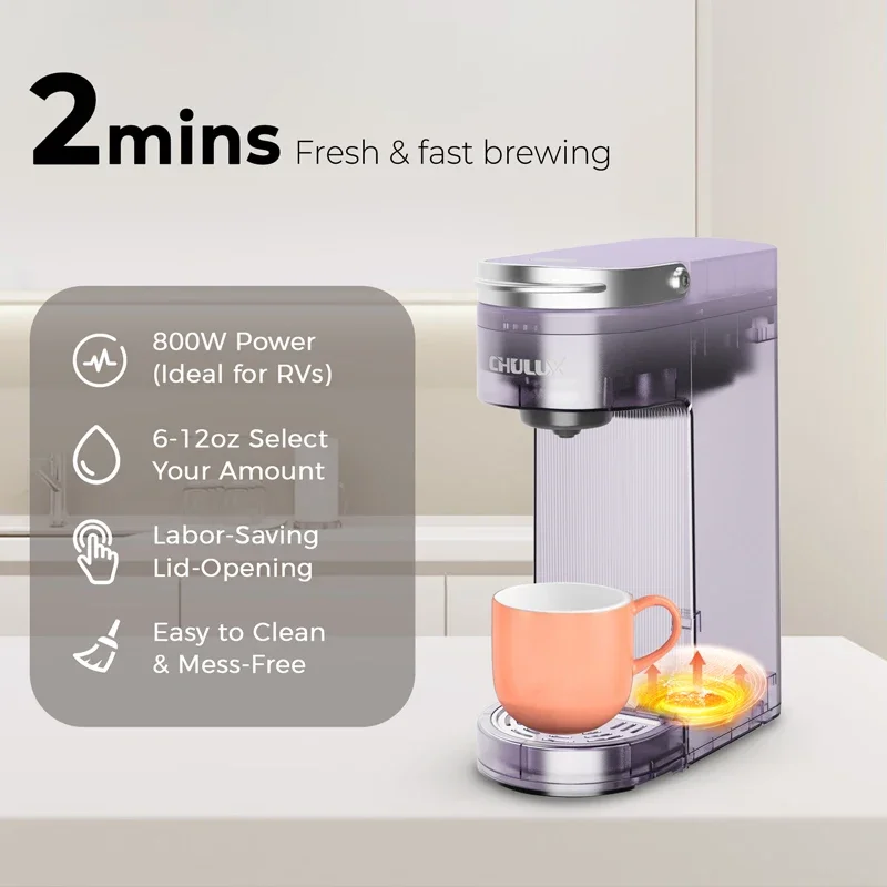 American Kcup Capsule Coffee Machine For Home Use In Hotels, With A Single Cup That Can Automatically Brew Coffee And Tea 3