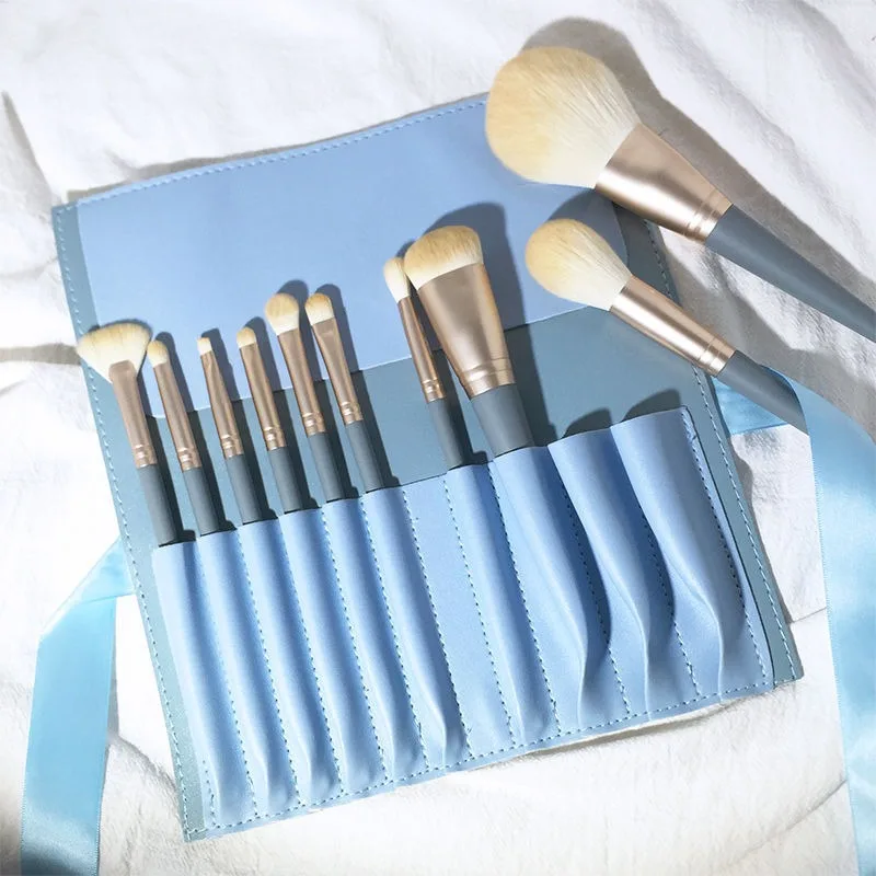 

10pcs Makeup Brush Full Set Powder Brush Eye Shadow Brush Foundation Makeup Brush Soft Cosmetics Beauty Tools Basic Makeup Brush