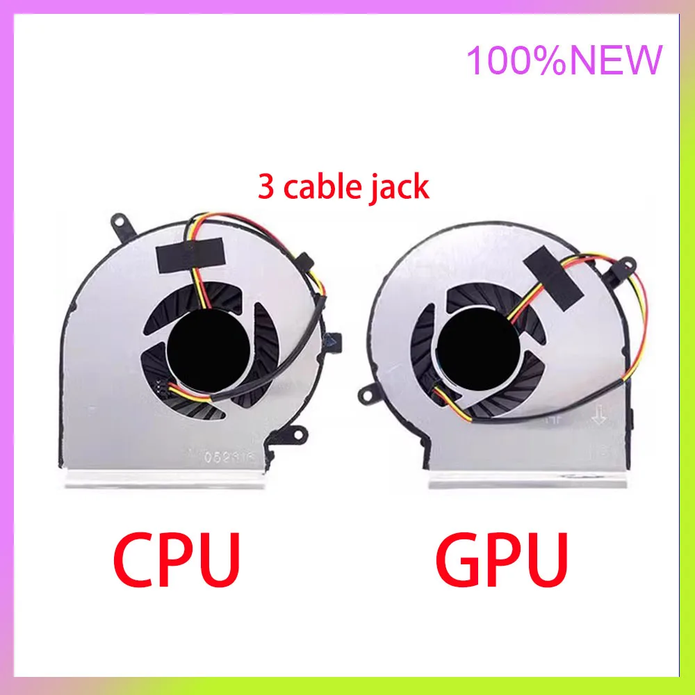 Новый радиатор для кулера ЦП для MSI GE72 GE62 PE60 PE70 GL62 GL72 GP62 2QE 6QG MS-1794 MS-1795 PAAD06015SL N318